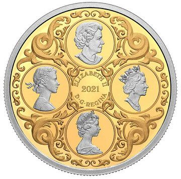 2021 250 Dollars – Elizabeth II (Lover’s Knot Tiara)