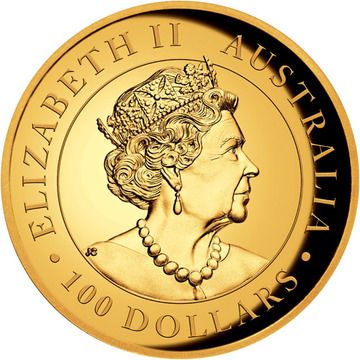 2022 100 Dollars – Elizabeth II (6th Portrait – Koala – Gold Proof High Relief)