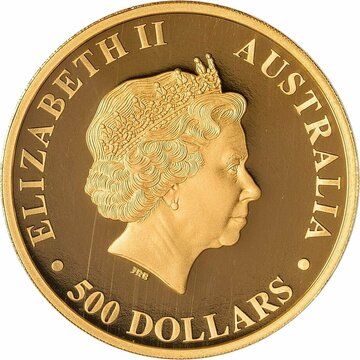 2014 500 Dollars – Elizabeth II (4th Portrait – Koala – Gold Bullion Coin)