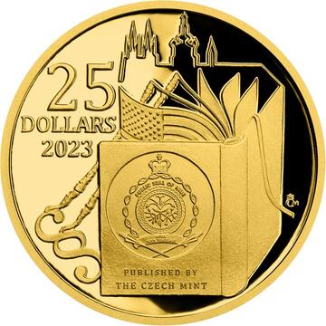 2023 25 Dollars – Charles III (Franz Kafka)