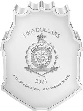 2023 2 Dollars – Charles III (The Armorer)