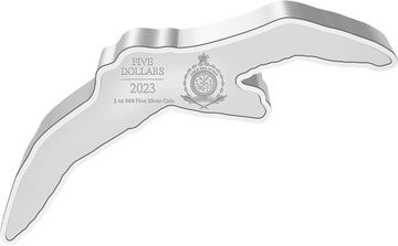 2023 5 Dollars – Charles III (Wandering Albatross)