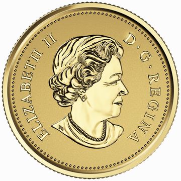 2016 10 Dollars – Elizabeth II (Maple leaves and 4th Effigy)