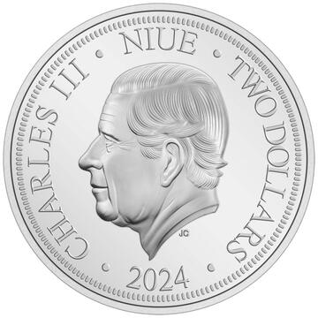2024 2 Dollars – Charles III (Sarus Cranes)
