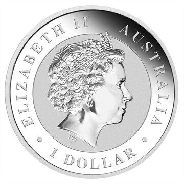 1 Dollar – Elizabeth II (4th Portrait – Happy Birthday; Silver)