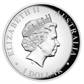 1 Dollar – Elizabeth II (4th Portrait – Koala – Silver High Relief Coin)