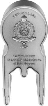 2024 2 Dollars – Charles III (U.S.S Enterprise NCC-1701)