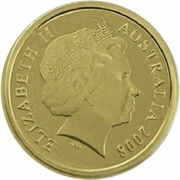 2008 5 Dollars – Elizabeth II (4th Portrait – Binny – Bilby; Bullion Proof)
