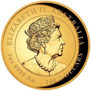 2021 100 Dollars – Elizabeth II (6th Portrait – Year of the Ox – Gold Proof High Relief)