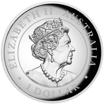 1 Dollar – Elizabeth II (6th Portrait – Silver Kangaroo)