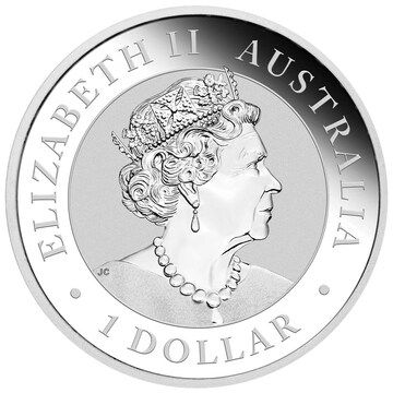 1 Dollar – Elizabeth II (6th Portrait – Wombat – Silver Bullion Coin; Coloured)