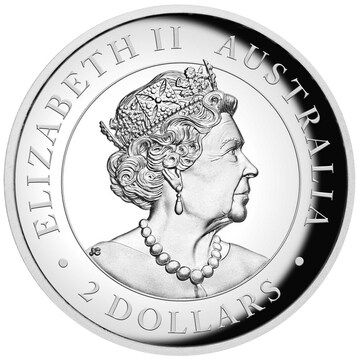 2 Dollars – Elizabeth II (6th Portrait – Australian Brumby – Silver Coin)