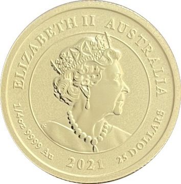 2021 25 Dollars – Elizabeth II (6th Portrait – Australian Spotted Eagle Ray)