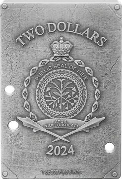2024 2 Dollars – Charles III (Sheriff Pat Garrett)
