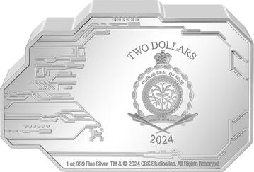 2024 2 Dollars – Charles III (Deep Space 9)
