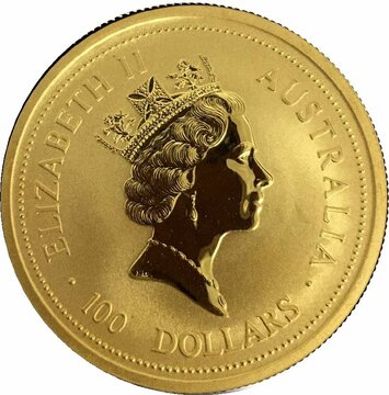 1997-1998 100 Dollars – Elizabeth II (3rd Portrait – Australian Nugget – Gold Bullion Coin)
