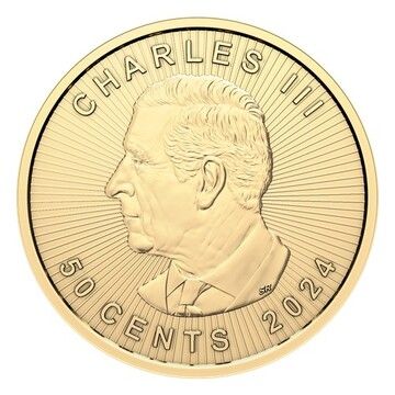 2024-2026 50 Cents – Charles III (GML bullion; Maplegram)