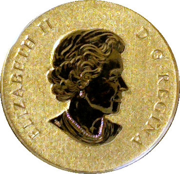 2012 5 Dollars – Elizabeth II (1⁄10 oz. Maple Leaf Forever)