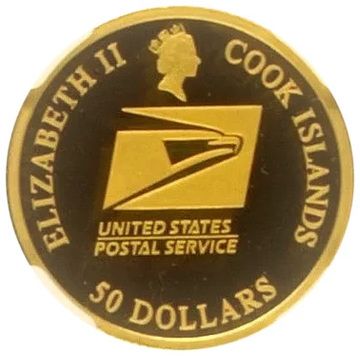2004 50 Dollars – Elizabeth II (Benjamin Franklin Stamp)