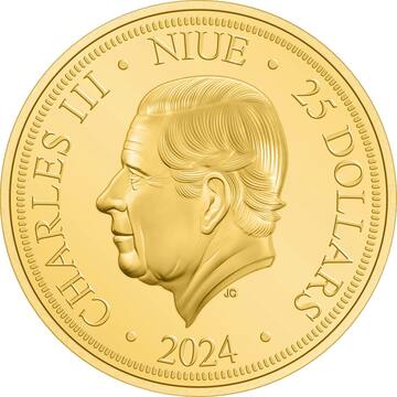 2024 25 Dollars – Charles III (Great White Shark)