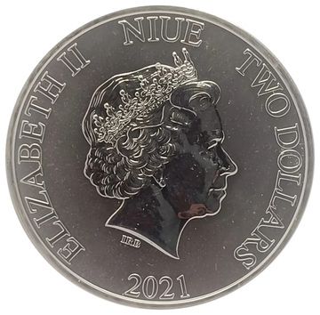 2021 2 Dollars – Elizabeth II (Silver Freedom)
