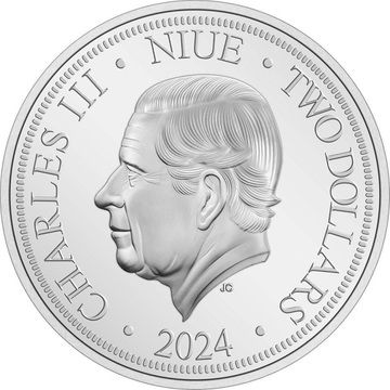 2024 2 Dollars – Charles III (Season’s Greetings)