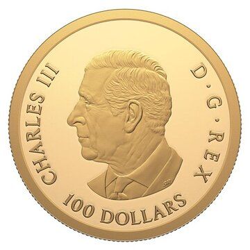 2025 100 Dollars – Charles III (Lunar Year of the Snake)