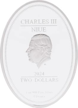 2024 2 Dollars – Charles III (The Little Mermaid)