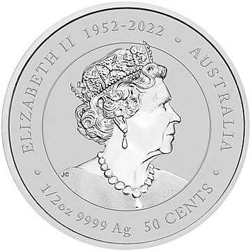 50 Cents – Elizabeth II (6th Portrait; In the name of – Year of the Lilac Dragon)