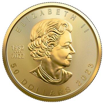 2023 50 Dollars (In the name of Elizabeth II; GML: Single Source (Bullion))