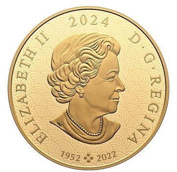 2024 2500 Dollars (In the name of Elizabeth II; Lunar Year of the Dragon)