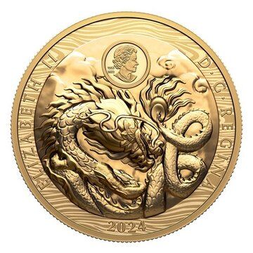 2024 350 Dollars (In the name of Elizabeth II; Year of the Dragon)