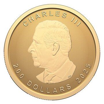2025 200 Dollars – Charles III (Our Purest Maple Leaf; Bullion)