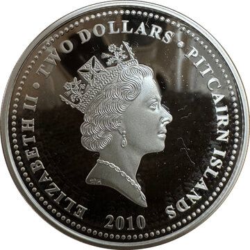 2010 2 Dollars – Elizabeth II (3th Portrait, Year of the Tiger)