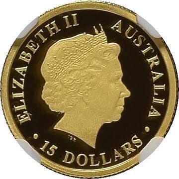 2017 15 Dollars – Elizabeth II (4th Portrait – Koala)