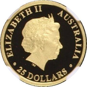 2015 25 Dollars – Elizabeth II (4th Portrait – Koala – Gold Bullion Coin)