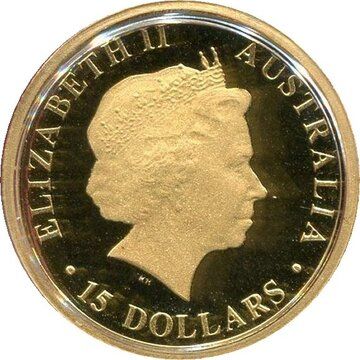 2010 15 Dollars – Elizabeth II (4th Portrait – Saint Mary Mackillop)