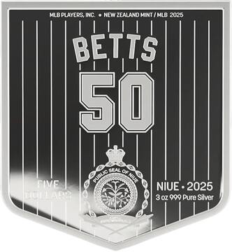 2025 5 Dollars – Charles III (Mookie Betts)