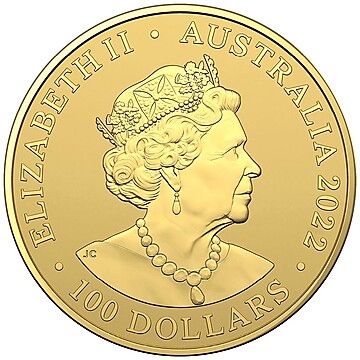 2022 100 Dollars – Elizabeth II (6th Portrait – Dusky Dolphin – Gold Bullion Coin)