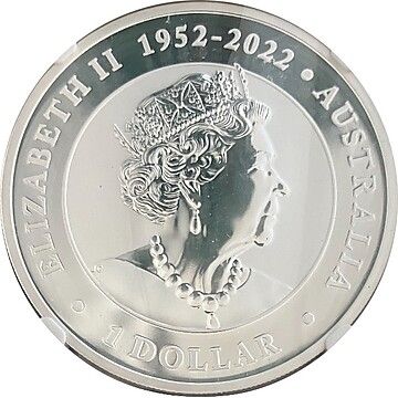 1 Dollar – Elizabeth II (6th Portrait; In the name of – Australian Wedge-Tailed Eagle – Coloured)