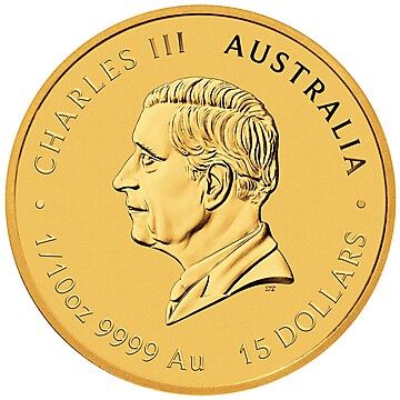 2025 15 Dollars – Charles III (1st Portrait – Year of the Snake – Gold Bullion Coin)