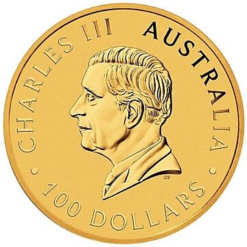 2024 100 Dollars – Charles III (1st Portrait – The Australian Nugget – Gold Bullion)