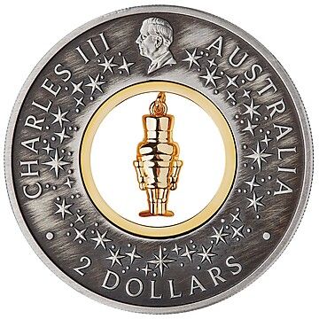 2 Dollars – Charles III (1st Portrait – Christmas Nutcracker)