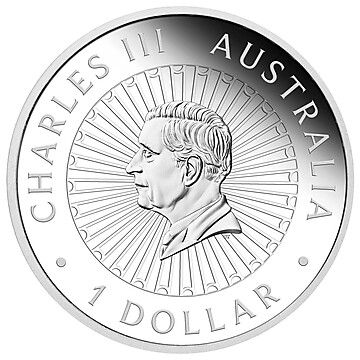 1 Dollar – Charles III (1st Portrait – Great Southern Land – Silver)