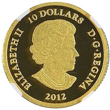 2012 10 Dollars – Elizabeth II (Year of the Dragon)
