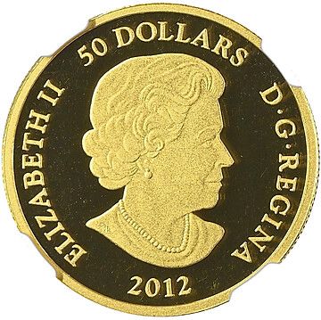 2012 50 Dollars – Elizabeth II (Year of the Dragon)