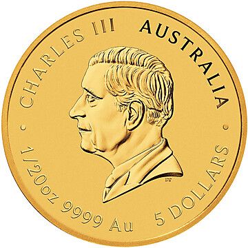2026 5 Dollars – Charles III (1st Portrait – Year of the Horse – Gold)