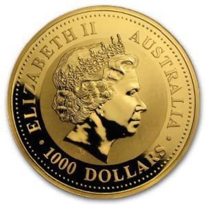 2003 1000 Dollars – Elizabeth II (4th Portrait – Year of the Goat – Gold Bullion Coin)