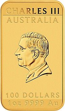 2024 100 Dollars – Charles III (1st Portrait – Chinese Dragon Bullion Bar)