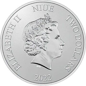 2022 2 Dollars – Elizabeth II (Lone Cypress)